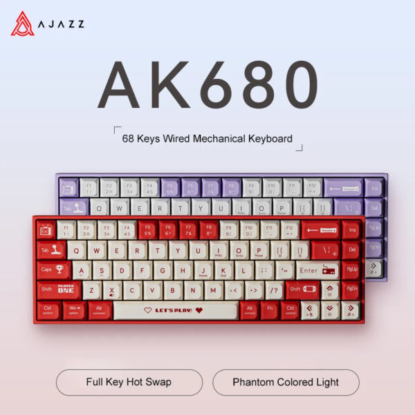 AJAZZ AK680 RGB Wired Gaming Mechanical Keyboard
