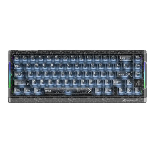 ATTACK SHARK R68 HE Carbon Fiber Rapid Trigger Keyboard - Ink Shade