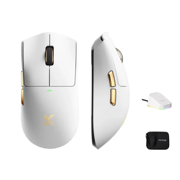 MCHOSE K7 Ultra 8K Lightweight Wireless Gaming Mouse - White