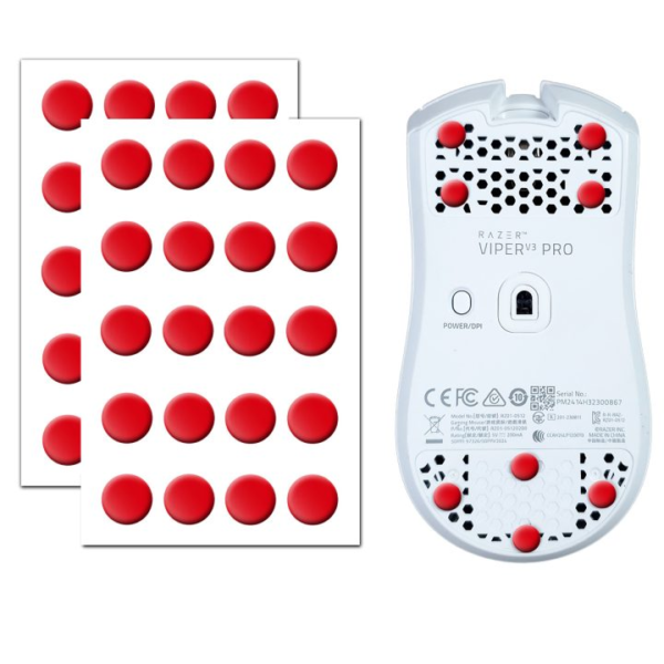 X-Raypad Obsidian Control DIY Mouse Skates – Universal D6.5mm Dots