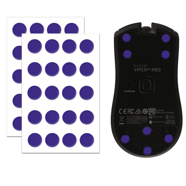 X-Raypad Obsidian Air DIY Mouse Skates Universal D6.5mm Dots – Quiet & Control
