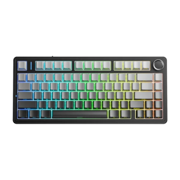 AULA F75 Pro Wireless Mechanical Keyboard - Gradient Gray