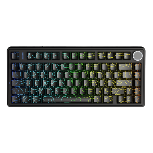 AULA F75 HE Hall Effect Tri-Mode Gaming Keyboard - Contour Black