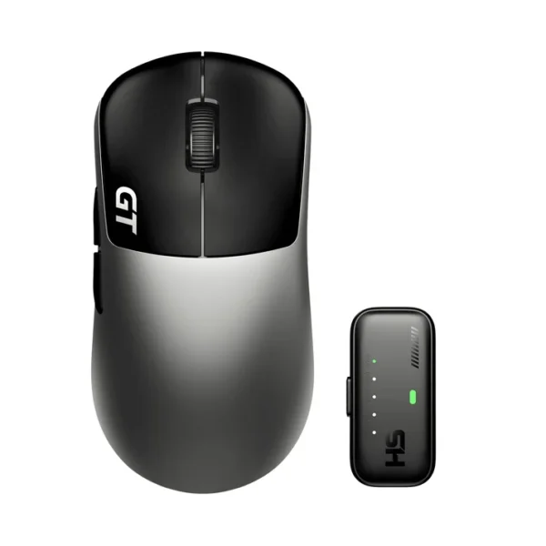 RAWM LEVIATHAN V4 GT Dual 8K Lightweight Wireless Gaming Mouse - Gunmetal & Black